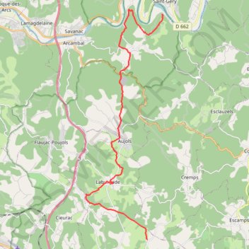 Poudalloy pasturat GPS track, route, trail