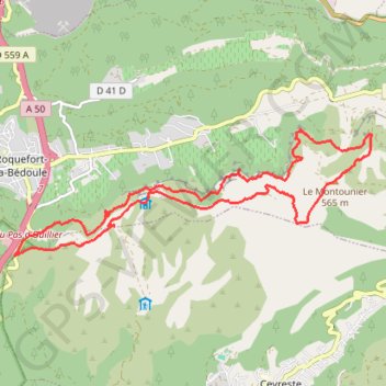 Pas d'Ouillier-Chapelle Saint André GPS track, route, trail