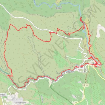 Minerve-Ponts naturels-Le Cesse-Dolmens des Lacs-Le Briant (... GPS track, route, trail