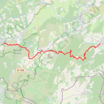 GTA5 Les Vans VallonPtd'Arc GPS track, route, trail