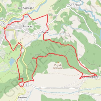 La Roche Romaine GPS track, route, trail