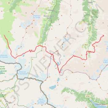 Chabod - Refuge Mario Bezzi GPS track, route, trail
