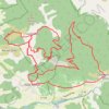 Châtillon en Diois, Pié de Boeuf, col d'Ayaste, Montgardy la mure (Drôme) GPS track, route, trail