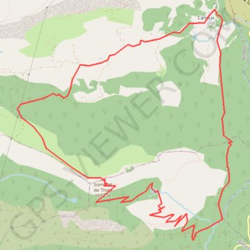 Montagne de thiey par maison f et canaux GPS track, route, trail