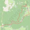 Chaubouret-Jasserie-Perdrix-raquettes GPS track, route, trail