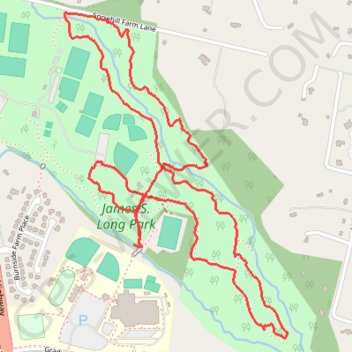 Prince William County Mountain Biking GPS track, route, trail