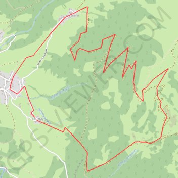Croix d'Allant GPS track, route, trail