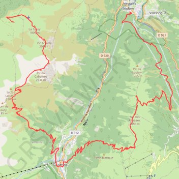 Cabaliros / Viscos GPS track, route, trail