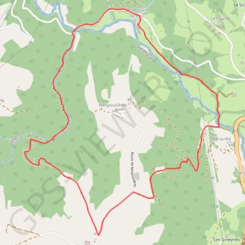 Rando des mines - Valzergues GPS track, route, trail