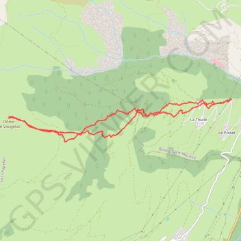 Dome de vaugel GPS track, route, trail