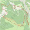 Capucin Roche Vendeix GPS track, route, trail