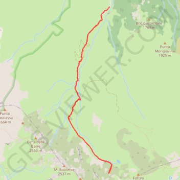 Cima di Crosa GPS track, route, trail