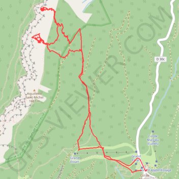 Arche Miracle et Tour Percée (Tour Isabelle) GPS track, route, trail
