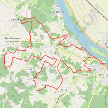 VTT - Gennes GPS track, route, trail