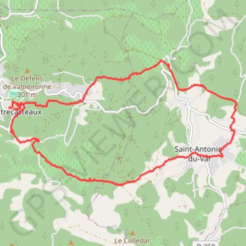 Entrecasteaux-Saint Antonin GPS track, route, trail