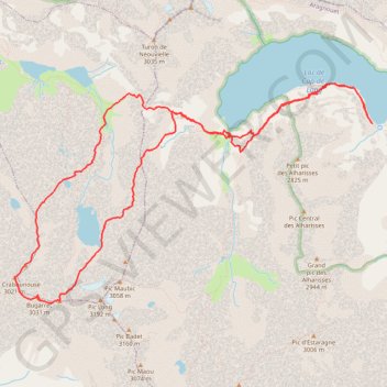 Bugaret crabounouse estibere.gpx GPS track, route, trail