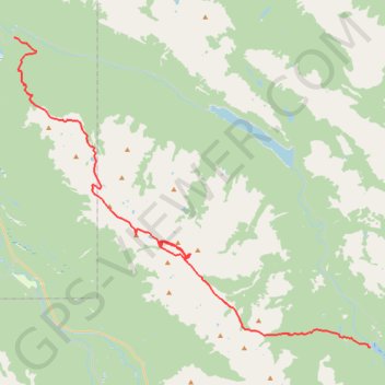 Jasper National Park - Skyline Trail GPS track, route, trail
