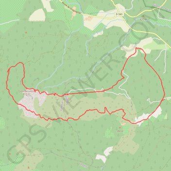 Le Bessillon Cotignac GPS track, route, trail