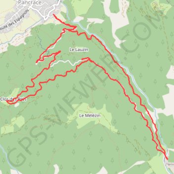 Mini Mélézin GPS track, route, trail