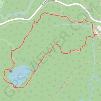 Lac solitaire GPS track, route, trail