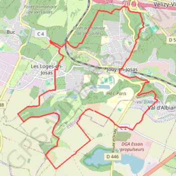 Jouy Viltain GPS track, route, trail