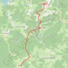 Tour du Morvan - De Anost à Moux GPS track, route, trail