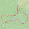 Tour des Lacs des Peguières GPS track, route, trail