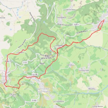 Saint Sorlin-Riverie GPS track, route, trail