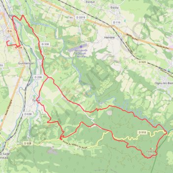 Bager 38 km GPS track, route, trail