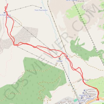 Chalvet GPS track, route, trail