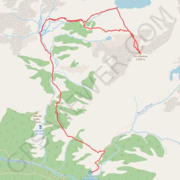Pico Areste GPS track, route, trail