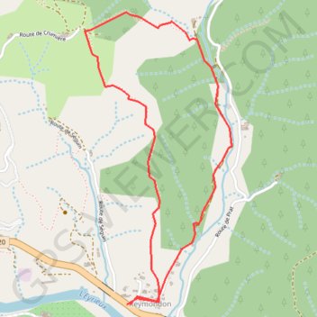 Le tour du Serre du Magnon GPS track, route, trail