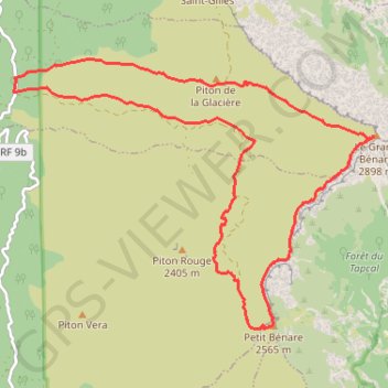 La Grande Ravine - Les Trois-Bassins GPS track, route, trail