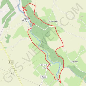 Circuit de la Calonne - Fontaine-la-Louvet GPS track, route, trail