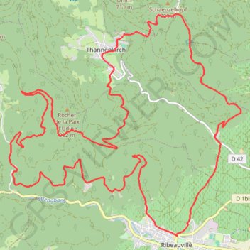 Ribeauvillé - Thannenkirch GPS track, route, trail