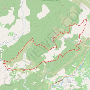 Eyroles - Villeperdrix GPS track, route, trail