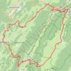 Randonnée dans le Haut-Jura - Colomby de Gex GPS track, route, trail