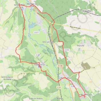 Du Prieuré à l'Abbaye - Saint-Philbert-sur-Risle GPS track, route, trail