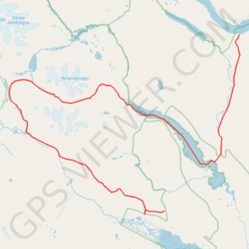 Sarek Adventure trek GPS track, route, trail