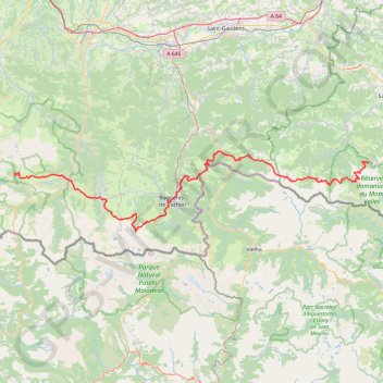 GR10 Du Lac de l'Oule (Hautes-Pyrénées) au Lac de Bethmale (Ariège) GPS track, route, trail