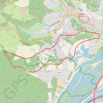 Château Fabert GPS track, route, trail
