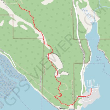 Genoa Bay - Mad Dog Trail GPS track, route, trail