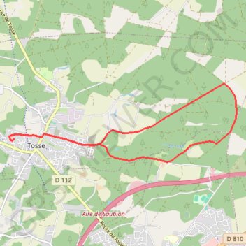 Haut Tosse GPS track, route, trail