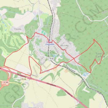 Les 3 dolmens GPS track, route, trail