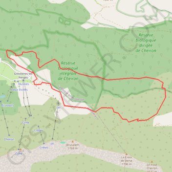 Gréolières-les-Neiges - La Baisse des Cavaliers GPS track, route, trail