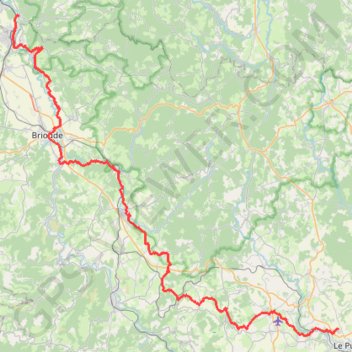 GR300 De Jumeaux (Puy-de-Dôme) à Polignac (Haute-Loire) GPS track, route, trail