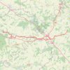 GR132 Randonnée de Griselles (Loiret) à Chaumot (Yonne) GPS track, route, trail