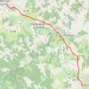 La voie verte les Hauts de Tardoire - Oradour-sur-Vayres à Châlus GPS track, route, trail