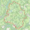 Tour de la Xaintrie Blanche (Corrèze) GPS track, route, trail