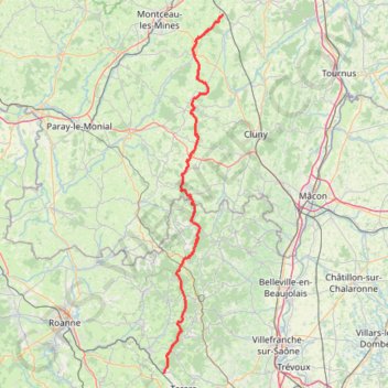 Le Puley - Les Sauvages GPS track, route, trail